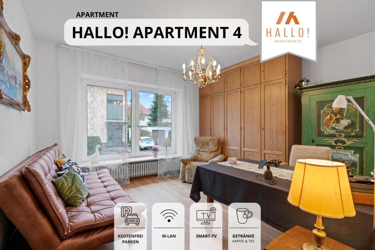 Tolle Zweiraum-Ferienwohnung In Bester Lage L Innenstadtnaehe L 1 Minute Zum Bahnhof L Tv L Free-Wlan L Keine Kueche L Willkommen Im Hallo!-Apartment 4 Bad Worishofen Ngoại thất bức ảnh